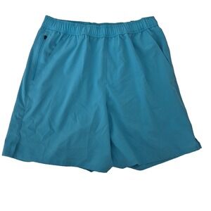 DSG Shorts Mens Small Blue Woven 6" Agility Elastic Drawstring Waist‎ NEW